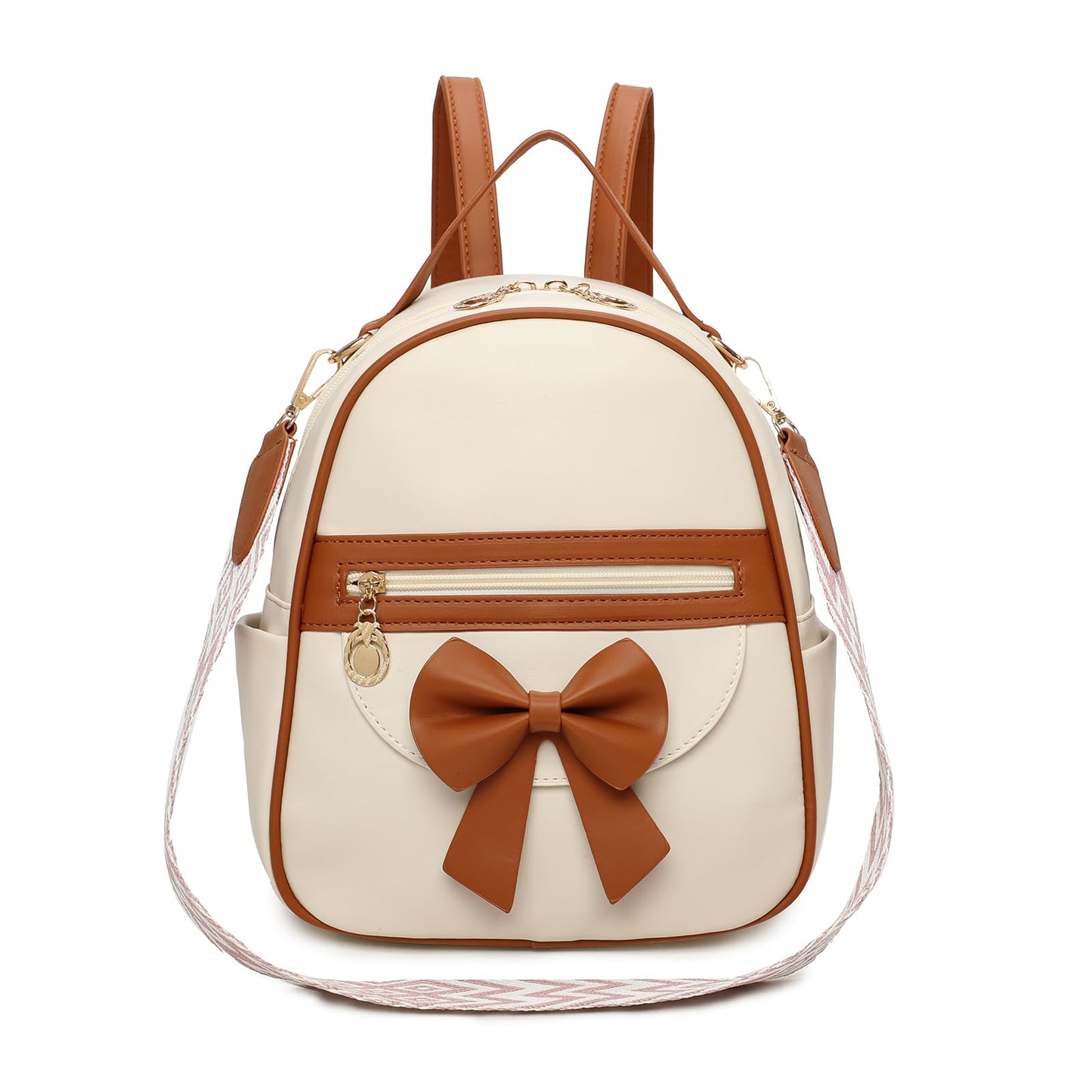 I IHAYNER Mini sac à dos pour filles, joli sac à dos en cuir avec nœud papillon pour filles, petit sac à bandoulière de créateur, sac à main tendance pour femmes, noir 