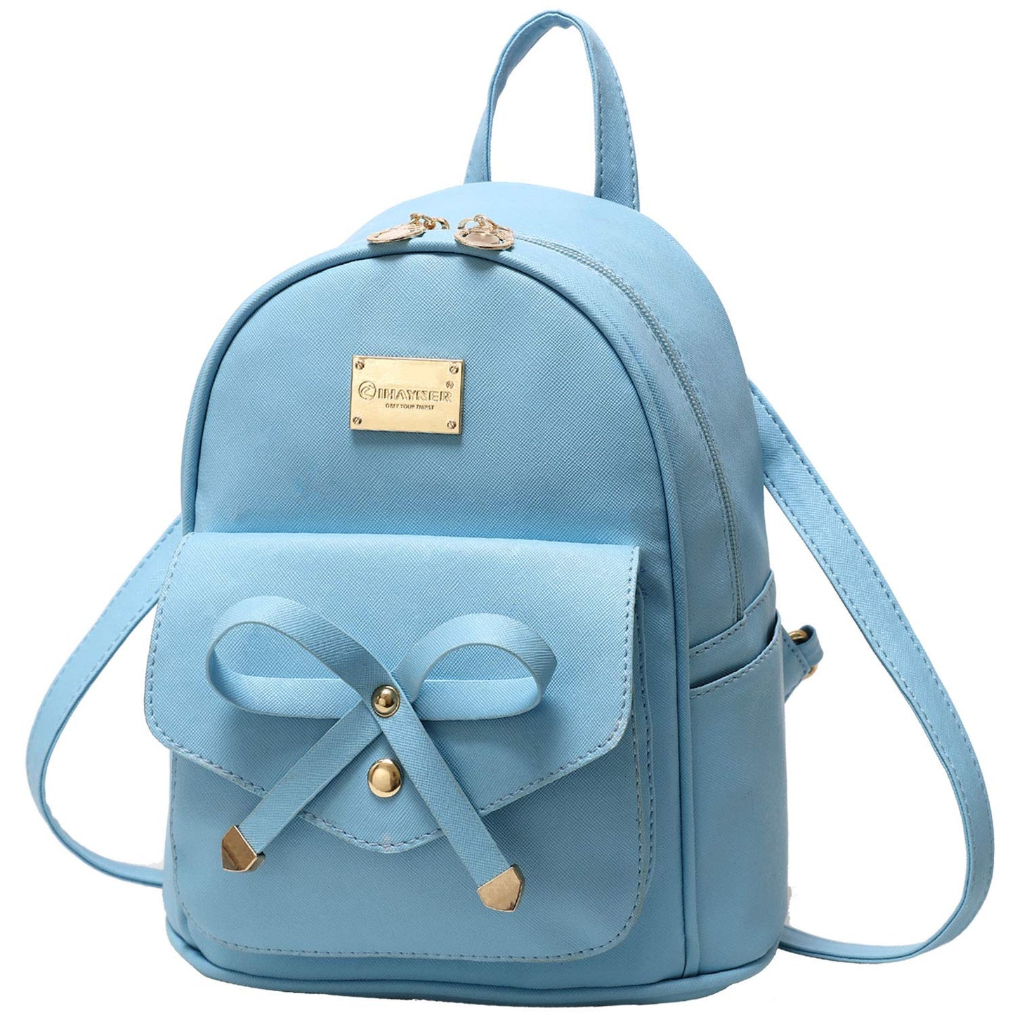 I IHAYNER Mini sac à dos en cuir avec nœud papillon pour filles 