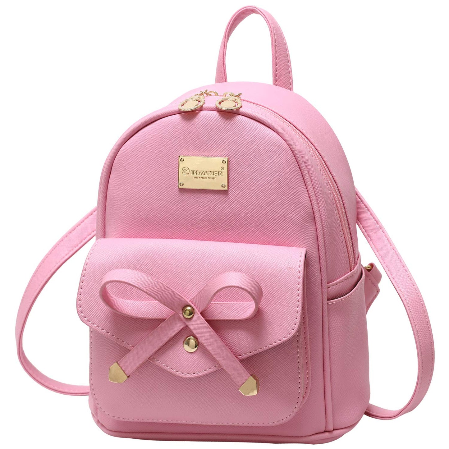 I IHAYNER Mini sac à dos en cuir avec nœud papillon pour filles 