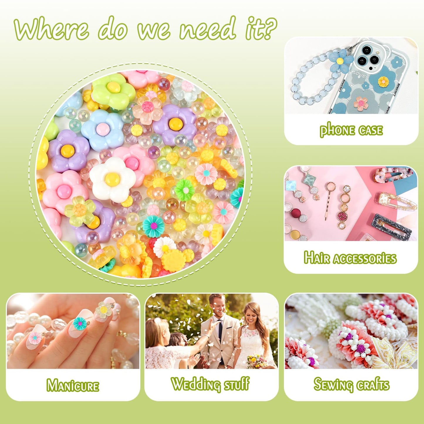 120Pcs Kawaii Slime Charms 3D Cute Mini Flatback Nail Gummy Bear Beads Bulk Resin Jewelry Making Candy Embellishments Supplies for Cell Phone Scrapbooking DIY Crafts