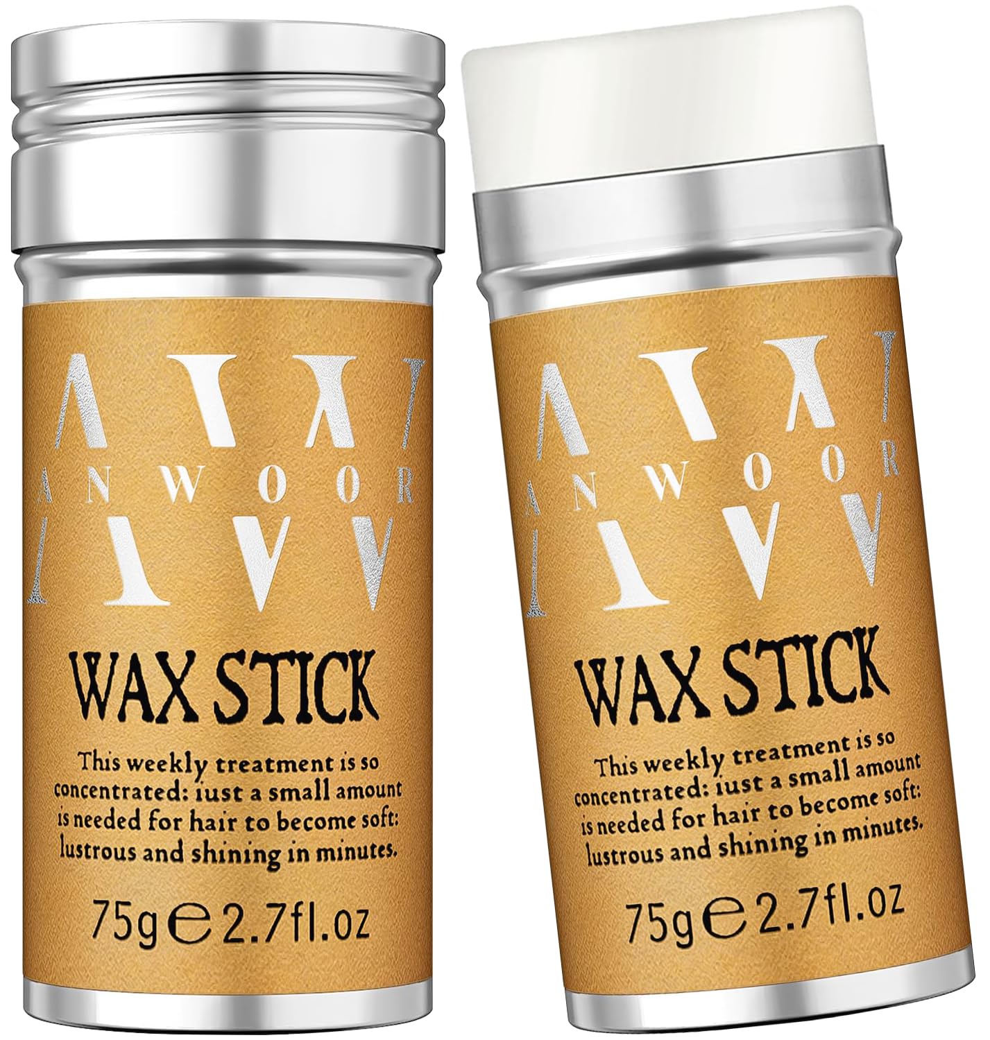 Hair Wax Stick, Wax Stick for Hair Flyaways Kids & Women Hair Accessories for Women Girls Hair Bun Maker for Kids Hair Slick Stick Baby Hair Gel Stick Kids Hair Products Hair Smoothing Stick